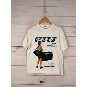 Aelfric Eden Shirt Mens Small White Anime Japanese Graphic Tee T-Shirt